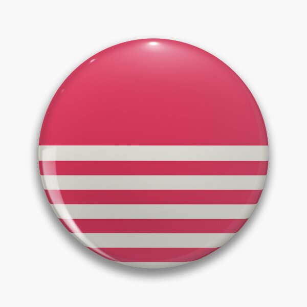 Item preview, RASPBERRY PINK and CREAM HALF BLOCK STRIPES designed and sold by RachelMacht.