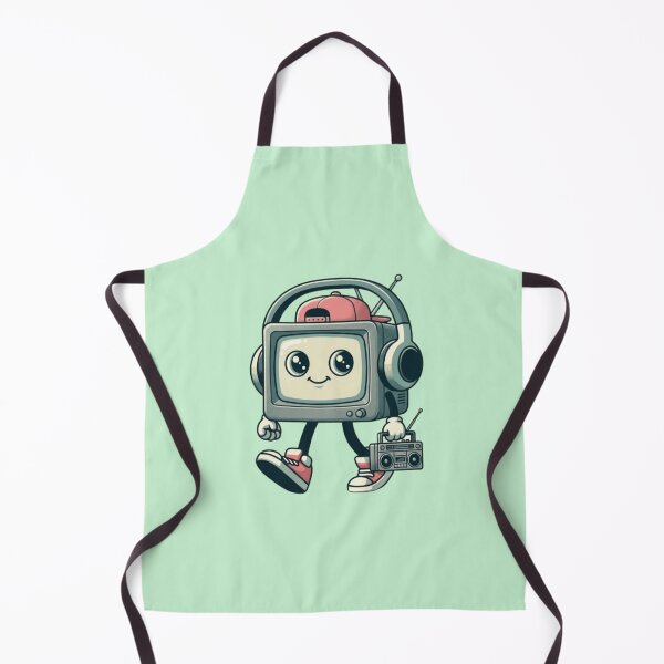Item preview, Retro TV Head – Boombox Character Design designed and sold by Dogandesighn.