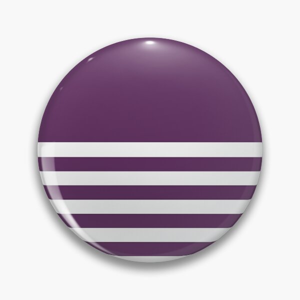 Item preview, AUBERGINE PURPLE and WHITE HALF BLOCK STRIPES designed and sold by RachelMacht.
