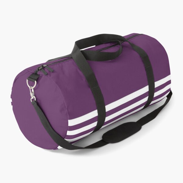 Item preview, AUBERGINE PURPLE and WHITE HALF BLOCK STRIPES designed and sold by RachelMacht.