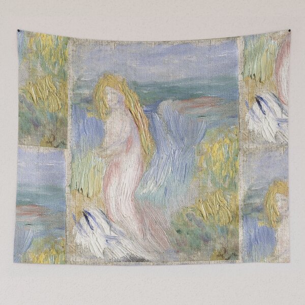 Item preview, Small Study for a Nude by Pierre-Auguste Renoir: Dreamy Impressionist Figure designed and sold by artofuniverse.
