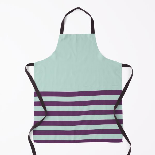 Item preview, AUBERGINE PURPLE and MINT GREEN HALF BLOCK STRIPES designed and sold by RachelMacht.