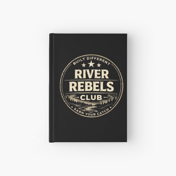 Item preview, River Rebels Club Logo Shirt – Built Different Earn Your Catch Tee, Minimal Outdoor Lifestyle Design, Vintage Badge Graphic designed and sold by WildWonderfulWear.