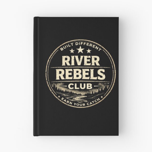 Item preview, River Rebels Club Logo Shirt – Built Different Earn Your Catch Tee, Minimal Outdoor Lifestyle Design, Vintage Badge Graphic designed and sold by WildWonderfulWear.