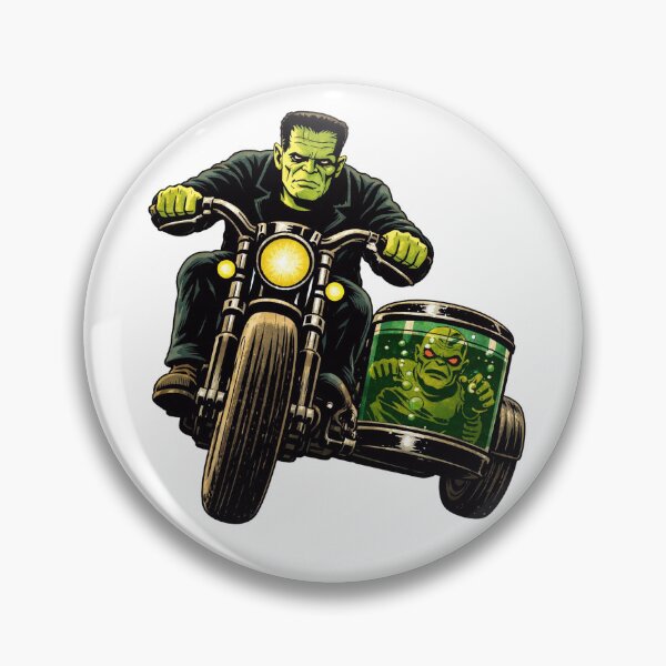 Item preview, Creature on Motorcycle designed and sold by Pulp-Mythic.