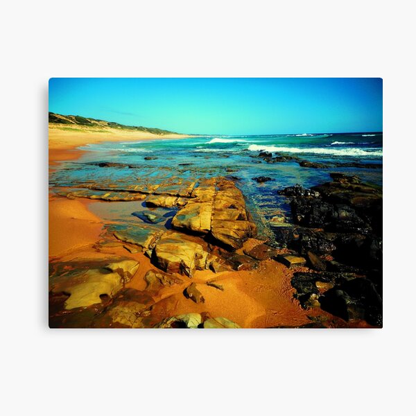 River Meets Ocean Canvas Print