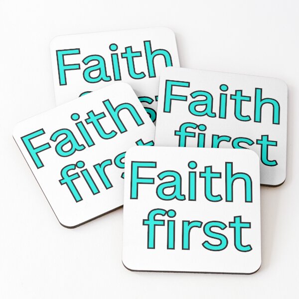 Item preview, Faith first-religious saying designed and sold by Omer's store.