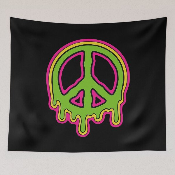 Item preview, Melting Neon Peace designed and sold by Gkinoki.