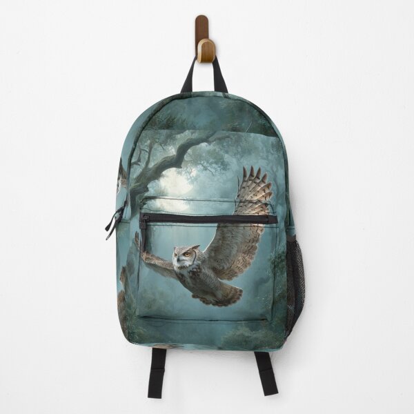 Item preview, Moonlit Forest Flight – Silent Owl in Motion designed and sold by Erika Kaisersot.