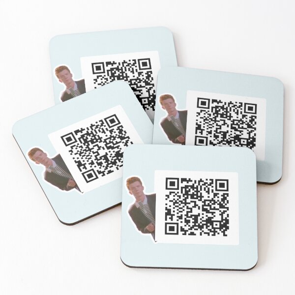 Item preview, Rickroll Original Video QR Code Sticker designed and sold by PopBubbleShop.