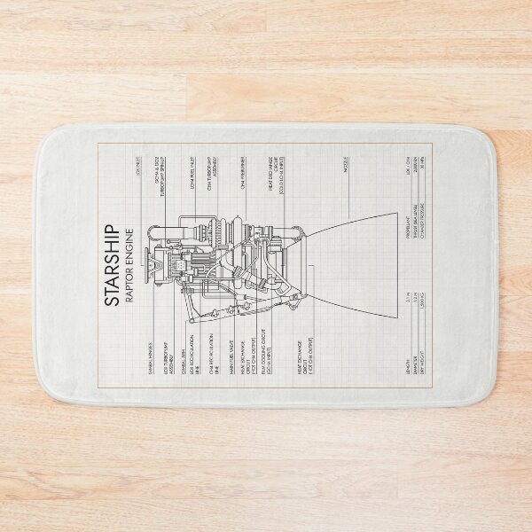 Item preview, Raptor Engine. Starship System (Ivory Brown Grid) designed and sold by BGALAXY.
