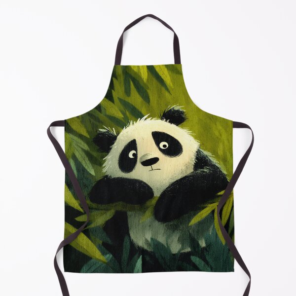 Item preview, Cute Panda Resting on Bamboo Branch designed and sold by EK-World.