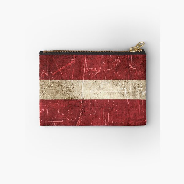 Item preview, Vintage Aged and Scratched Latvian Flag designed and sold by JeffBartels.