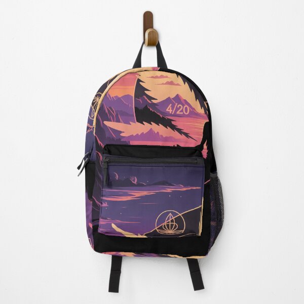 Item preview, Cannabis Leaf Meditation Mountain Silhouette Art designed and sold by Common-Standard.
