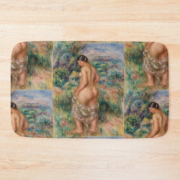 Item preview, Standing Bather Baigneuse Debout by Pierre-Auguste Renoir: Impressionist Nude Poster designed and sold by artofuniverse.