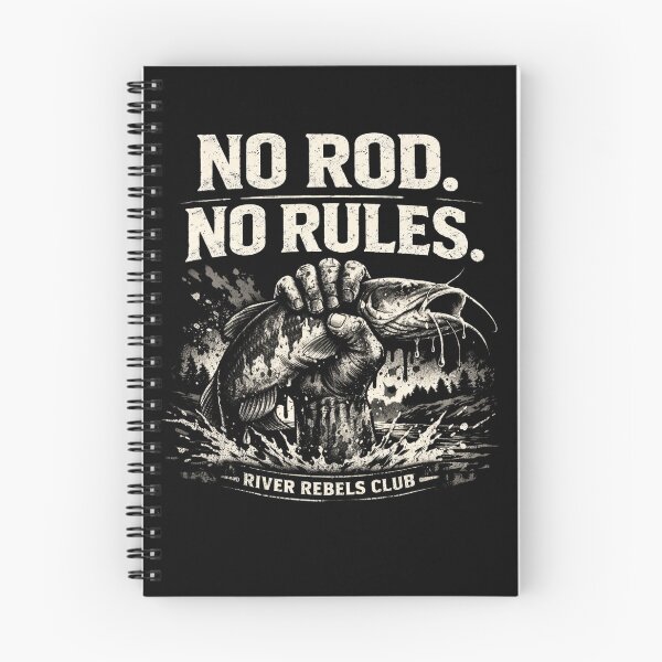Item preview, No Rod No Rules Shirt – Hand fishing Catfish Design, Built Different Outdoors Tee, River Rebels Club Fishing Shirt designed and sold by WildWonderfulWear.