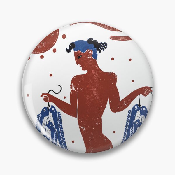 Item preview, Ancient Minoan Fisherman from Akrotiri designed and sold by Ancient-Tales.