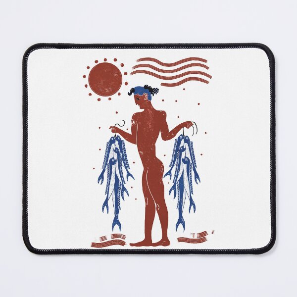 Item preview, Ancient Minoan Fisherman from Akrotiri designed and sold by Ancient-Tales.