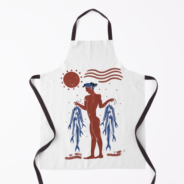 Item preview, Ancient Minoan Fisherman from Akrotiri designed and sold by Ancient-Tales.