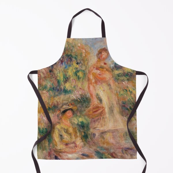Item preview, Standing Woman and Seated Woman by Pierre-Auguste Renoir: Impressionist Garden Poster designed and sold by artofuniverse.