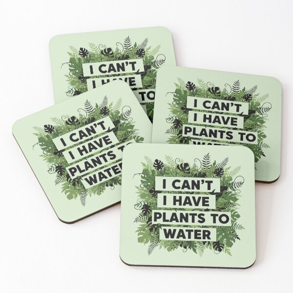 Item preview, I Can't I Have Plants To Water Tropical Jungle designed and sold by GrafTeesLab.
