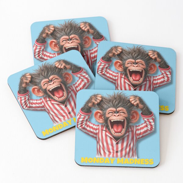 Item preview,   Funny Screaming Monkey in Pajamas designed and sold by M.Store.