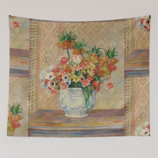 Item preview, Still Life Flowers by Pierre-Auguste Renoir: Impressionist Floral Fine Art Print designed and sold by artofuniverse.