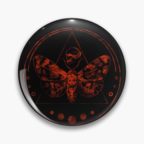 Item preview, Skull Moth in Red designed and sold by Kcinnik.