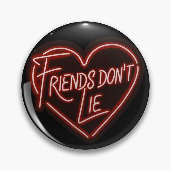 Item preview, Friends don’t lie neon heart  designed and sold by TiMary.