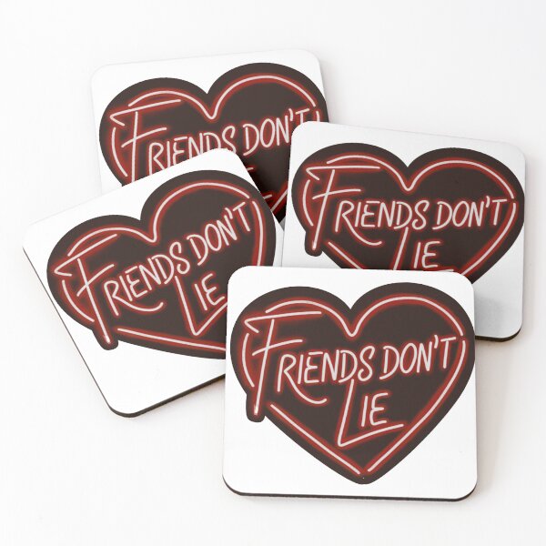Item preview, Friends don’t lie neon heart  designed and sold by TiMary.