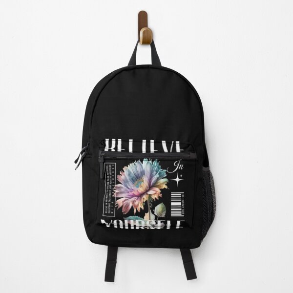 Item preview, Believe In Yourself - Iridescent Floral Streetwear Graphic designed and sold by ZairDesign.