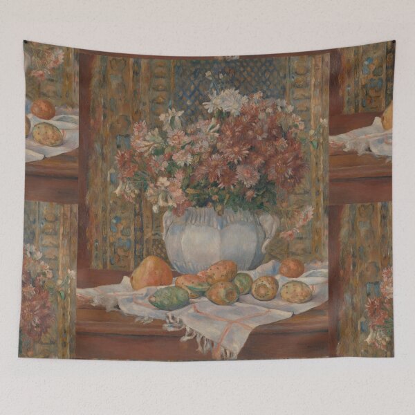 Item preview, Still Life With Flowers and Prickly Pears by Pierre-Auguste Renoir: Impressionist Poster designed and sold by artofuniverse.