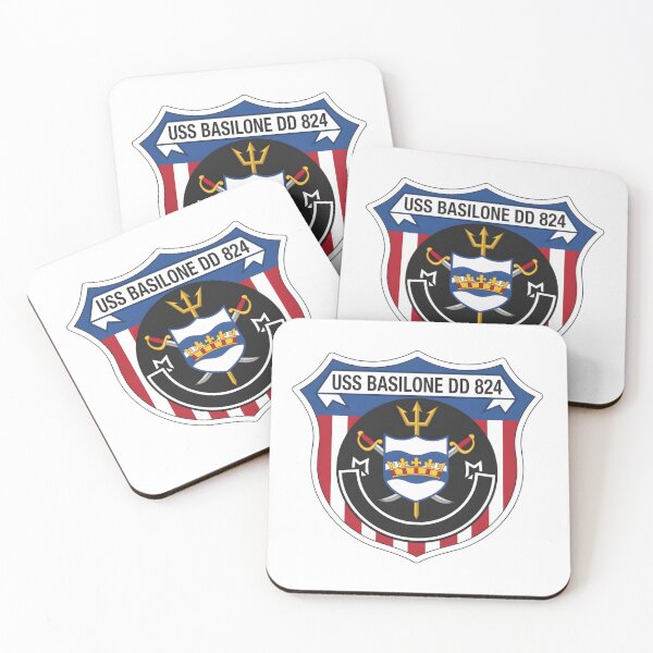 Item preview, USS Basilone DD 824 Naval Destroyer Ship Crest designed and sold by CharlieDesings.