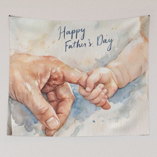 Item preview, A Father’s Strong Hand designed and sold by TinCatOutPost.