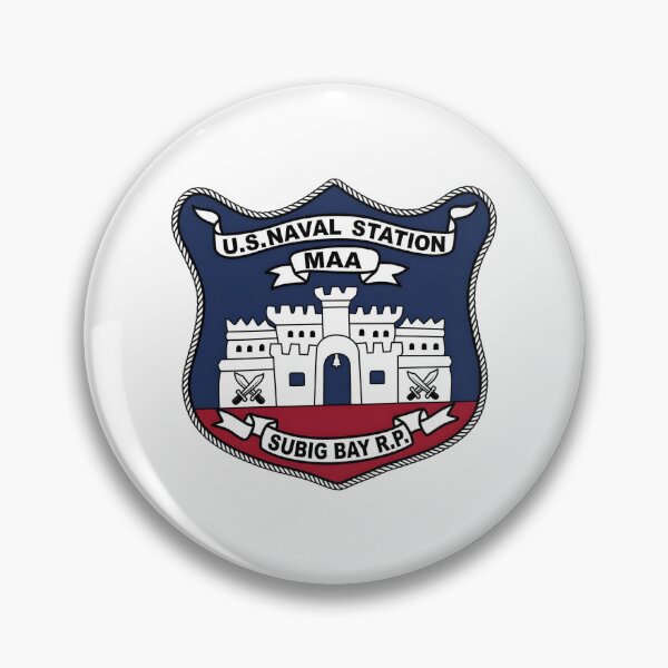 Item preview, U.S. Naval Station Subic Bay MAA Military Crest designed and sold by CharlieDesings.