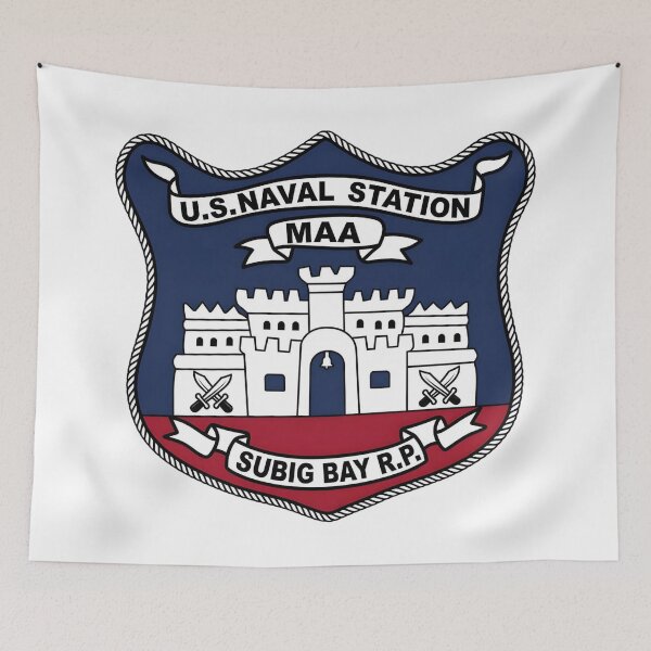 Item preview, U.S. Naval Station Subic Bay MAA Military Crest designed and sold by CharlieDesings.