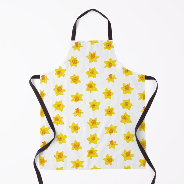 Item preview, Daffodil pattern 3 with white background designed and sold by Paintingsbyapeacock.