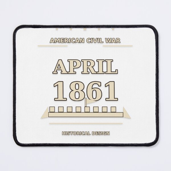 Item preview, April 1861 Minimal Civil War Design designed and sold by EventPulse.