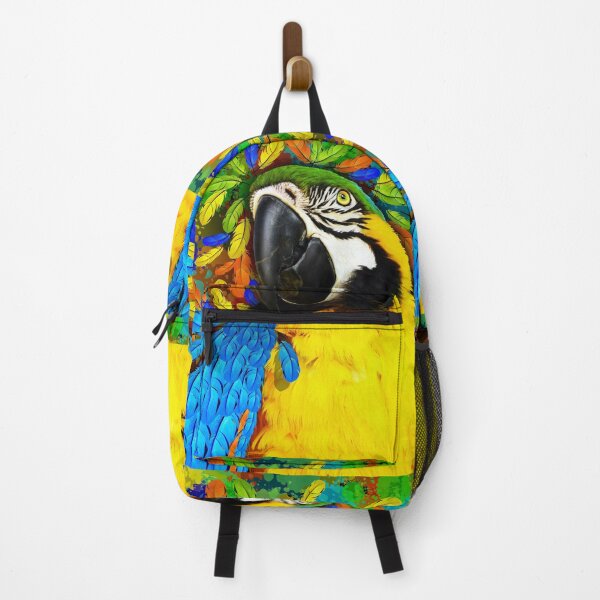Item preview, Gold and Blue Macaw Parrot Fantasy designed and sold by BluedarkArt.