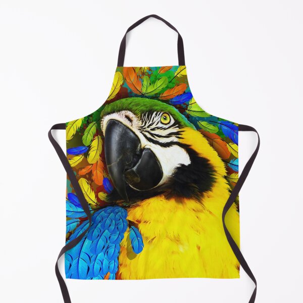 Item preview, Gold and Blue Macaw Parrot Fantasy designed and sold by BluedarkArt.