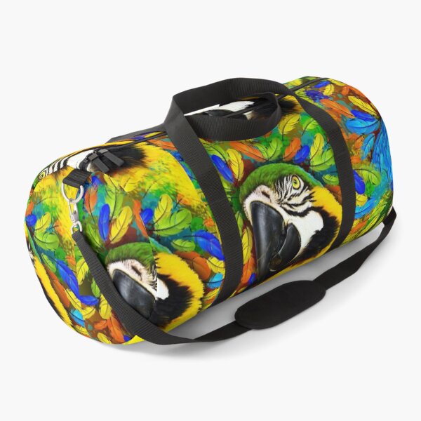 Item preview, Gold and Blue Macaw Parrot Fantasy designed and sold by BluedarkArt.
