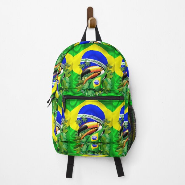 Item preview, Toco Toucan on Brazil Flag designed and sold by BluedarkArt.
