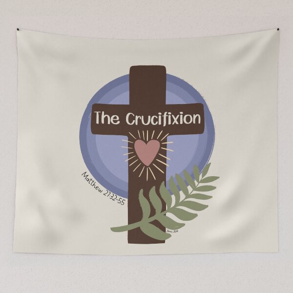 Item preview, The Crucifixion - Easter - boho style designed and sold by Willow & Grace Designs.