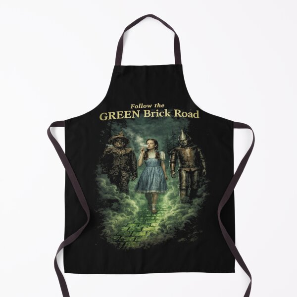 Item preview, Follow the Green Brick Road Wizard of Oz Parody Dark Fantasy Shirt designed and sold by GhostDawgs.