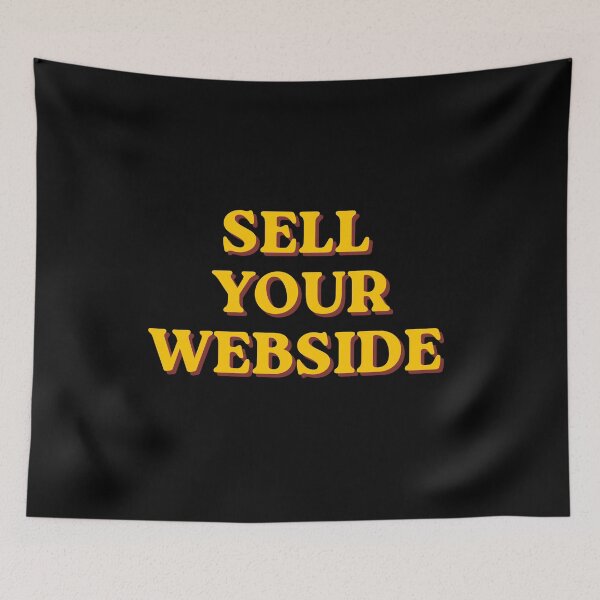 Item preview, Sell Your Website Retro Graphic designed and sold by Ali-printshop.