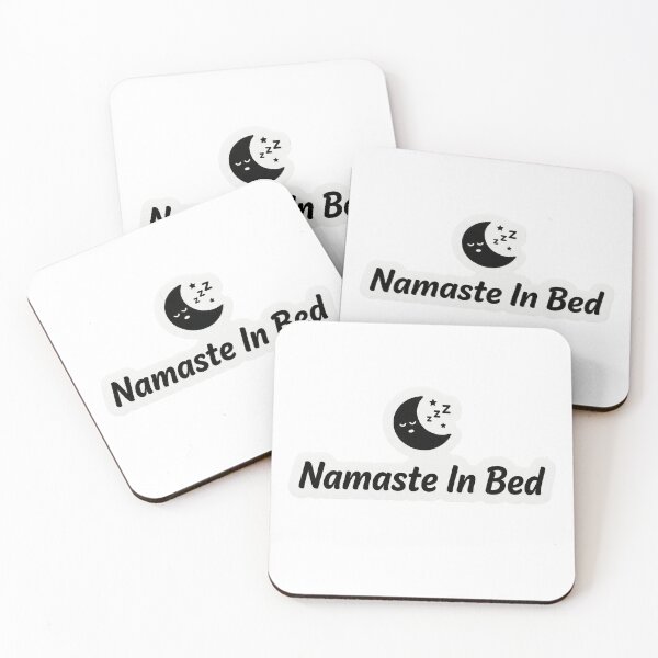 Item preview,  Namaste In Bed Funny Yoga Sticker Humor Wellness Gift Lazy Yogi designed and sold by Bmd4Fitness.