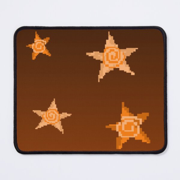 Item preview, Orange background print with stars. Pixel art. designed and sold by YaroshMaria.