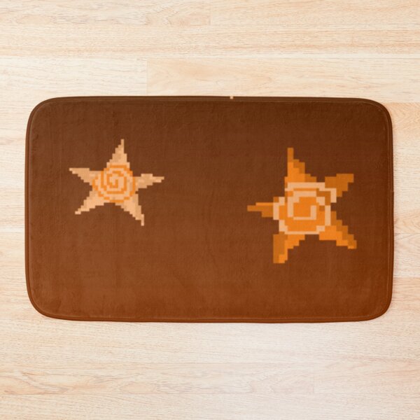 Item preview, Orange background print with stars. Pixel art. designed and sold by YaroshMaria.