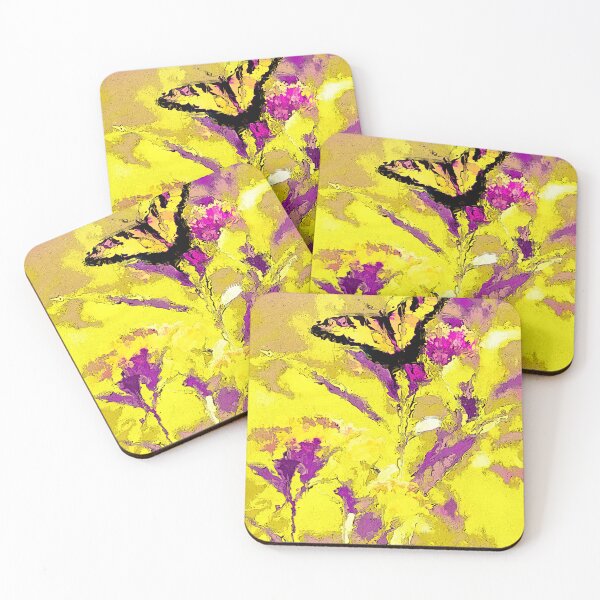 Item preview, Tiger Swallowtail Butterfly on Mountain Laurel Flowers designed and sold by AMacGPhilly.