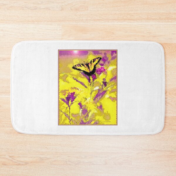 Item preview, Tiger Swallowtail Butterfly on Mountain Laurel Flowers designed and sold by AMacGPhilly.